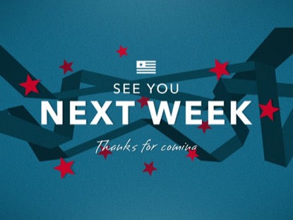 Patriotic Ribbons See You Next Week