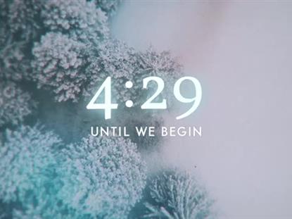 Aerial Snow Countdown
