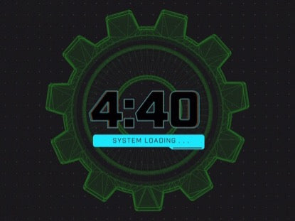 Retro Wireframe Countdown
