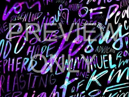 Names Of Jesus Neon