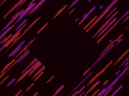 Led Wall Purple Orange Rise