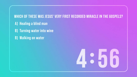 Soft Gradient Trivia Countdown
