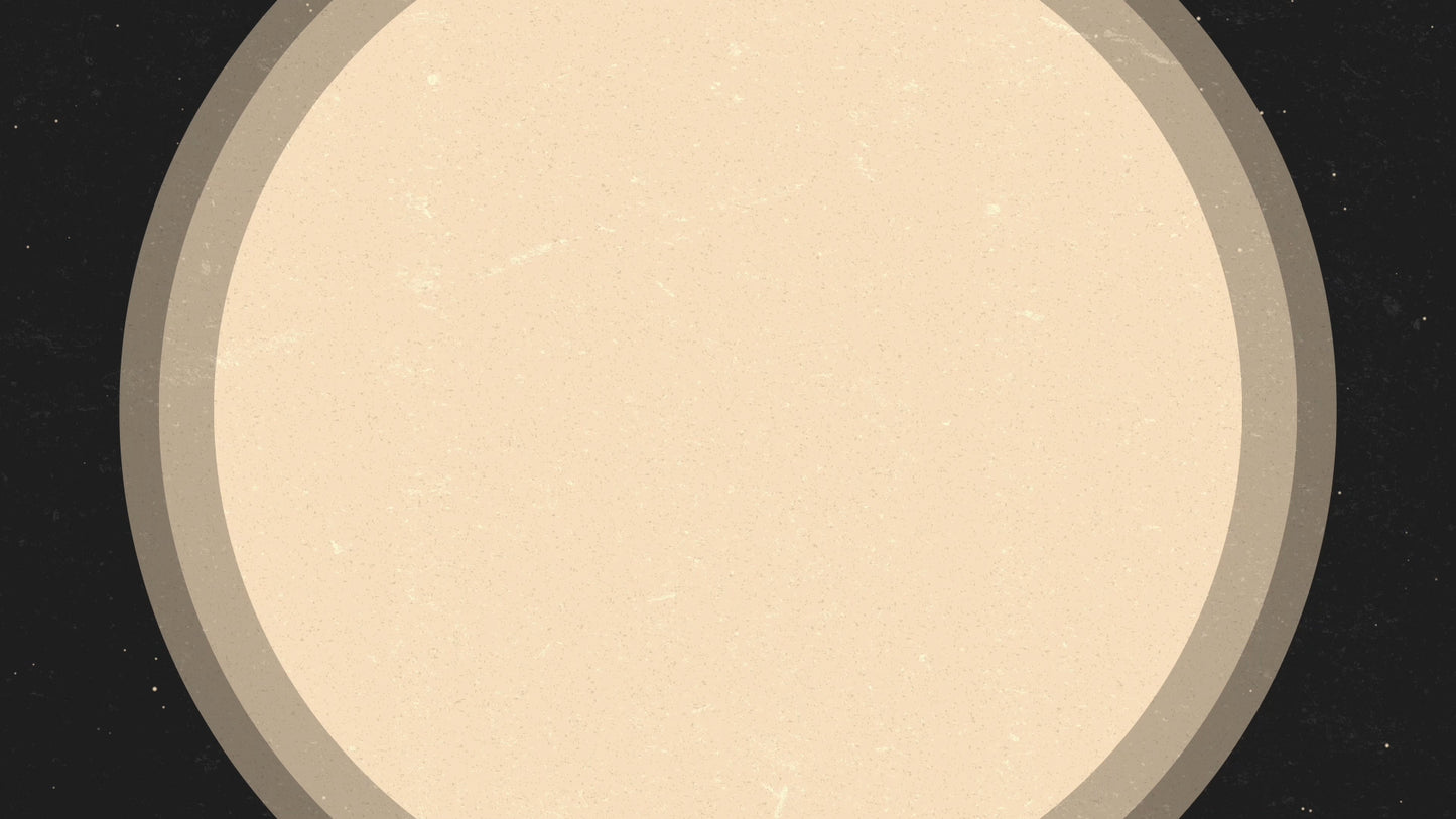 Modern Advent White Circles
