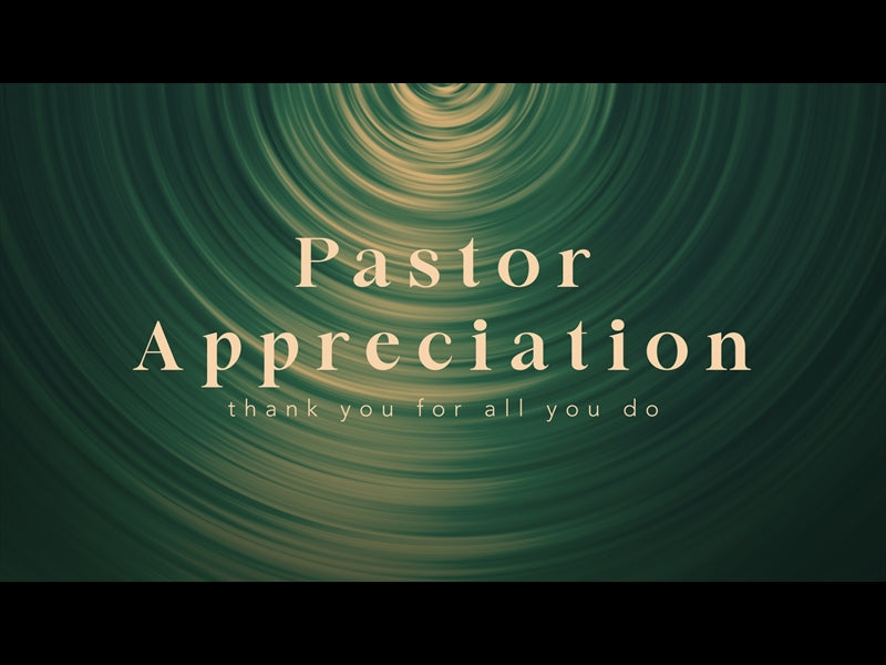 As The Seasons Turn Pastor Appreciation