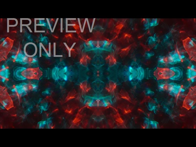 Diffraction Red Blue Kaleidoscope Still