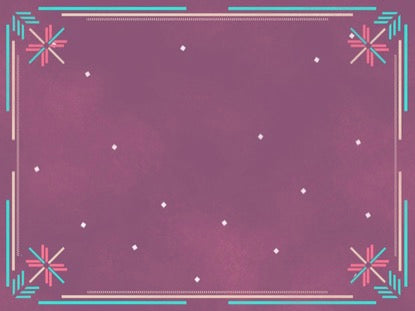 Purple Snowfall