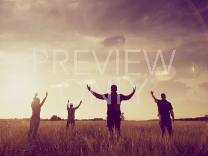 Worship Field Group Silhouettes