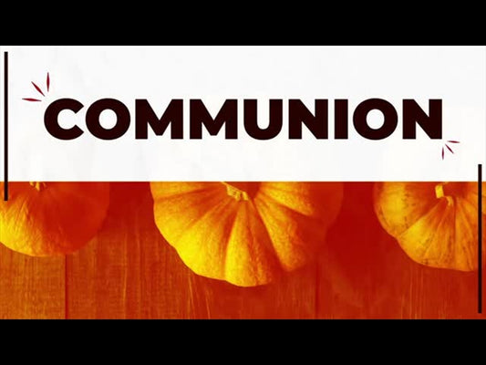 Half Pumpkin Communion