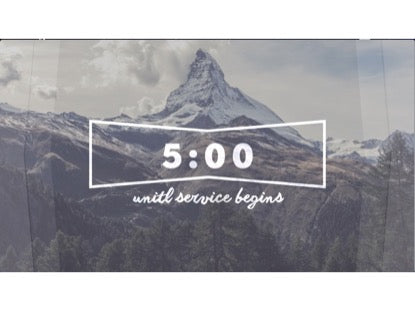 Single Mountain Countdown