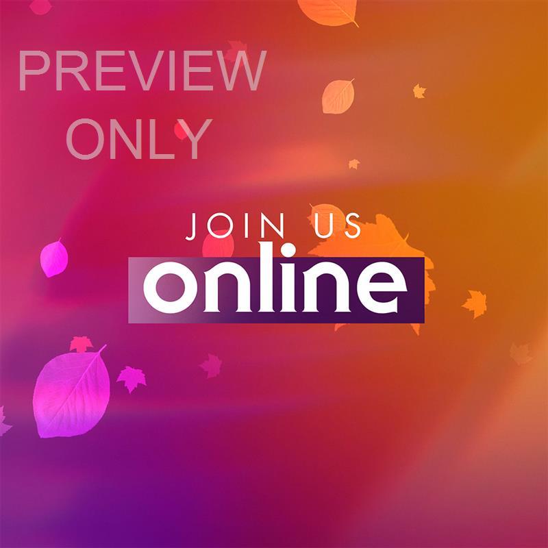 Light Leaves Social Graphic Join Us Online