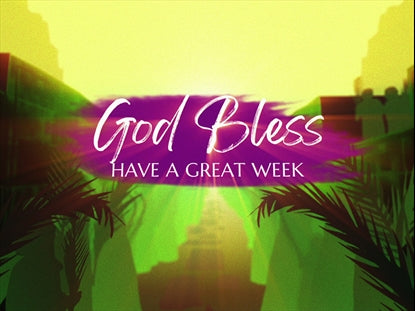 Creation Cries Hosanna God Bless Loop