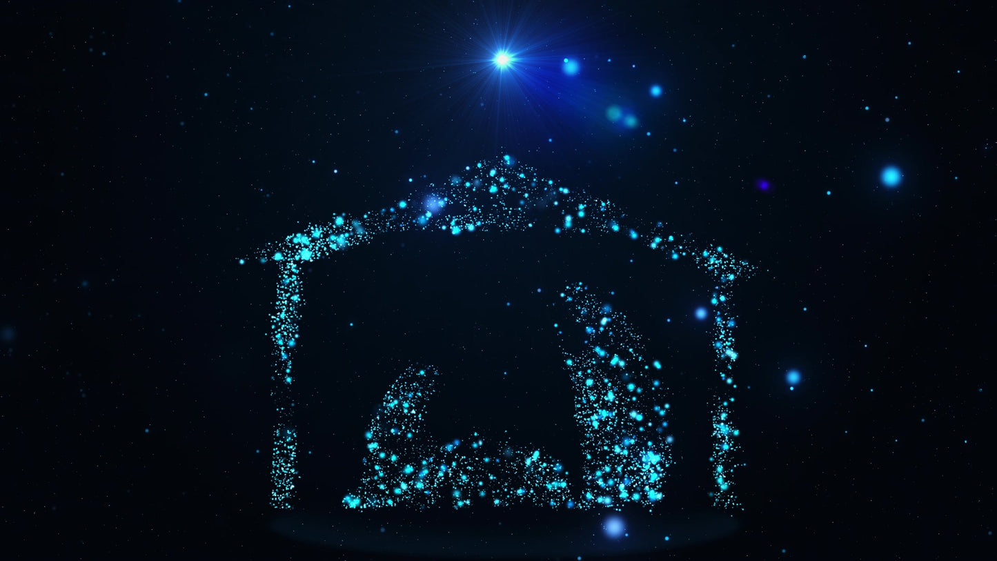 Christmas Glow Nativity Still