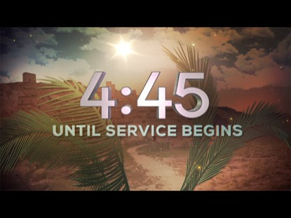 Palm Sunday Countdown