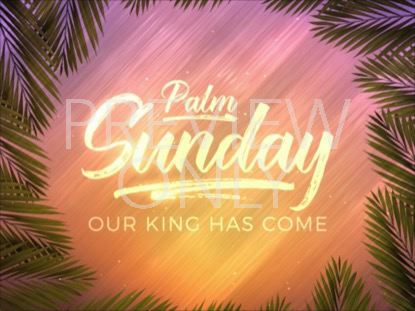 Vivid Fibers Palm Sunday