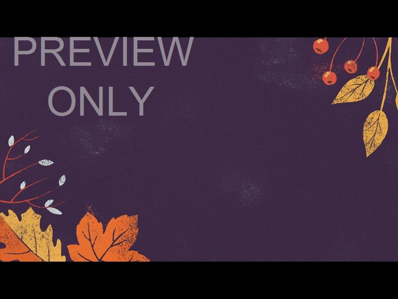 Fall Feelings Purple Simple