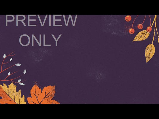 Fall Feelings Purple Simple