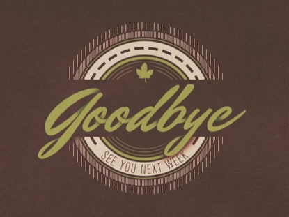 Fall Circles Goodbye