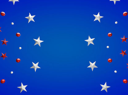 Patriotic Stars And Stripes Loop 2