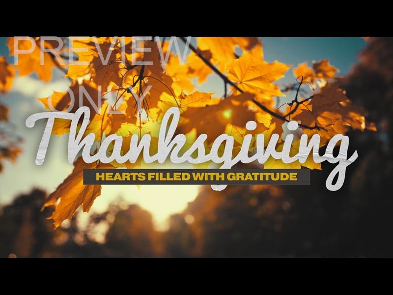 Moving Fall Thanksgiving Still