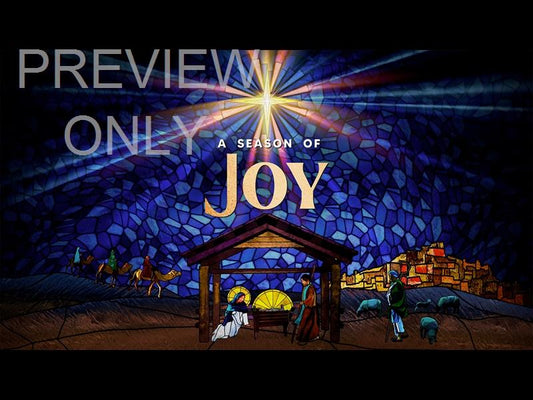 Christmas Stained Glass Joy Still