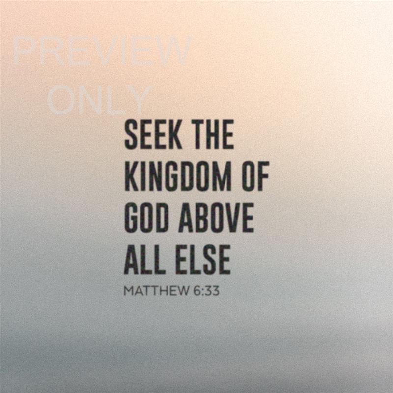 Matthew 6:33 Social Graphics Title