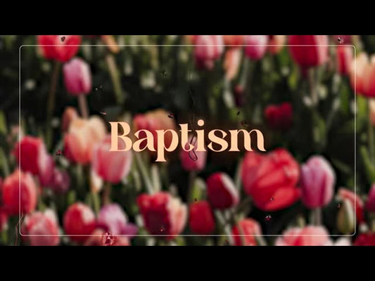Floral Rain Baptism