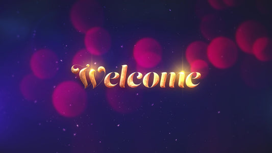 Christmas Flourish Welcome Still