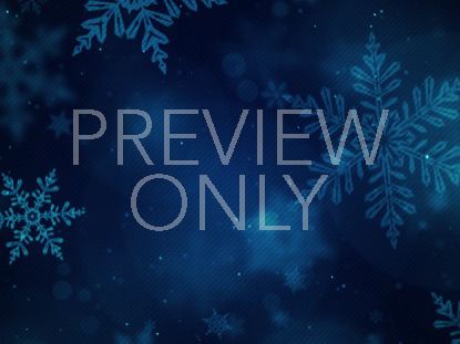 Christmas Glow Snowflakes Blue Fast