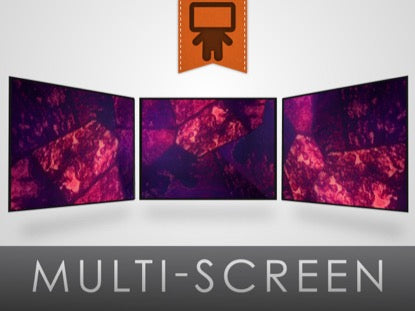 Stained Glass Motion 1 Triple Wide