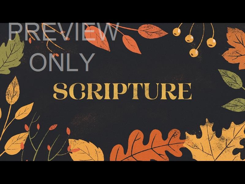 Fall Feelings Scripture