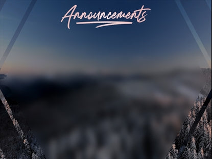 Epic Winter Aerial Announcements