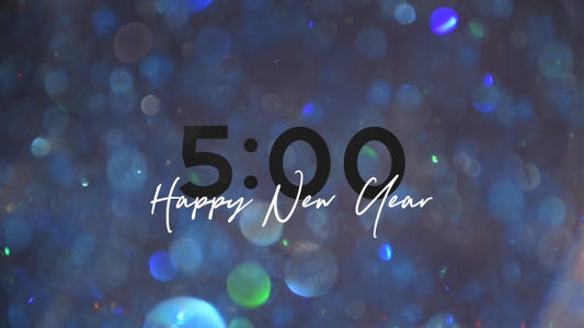 Glitter Sparks New Year Countdown