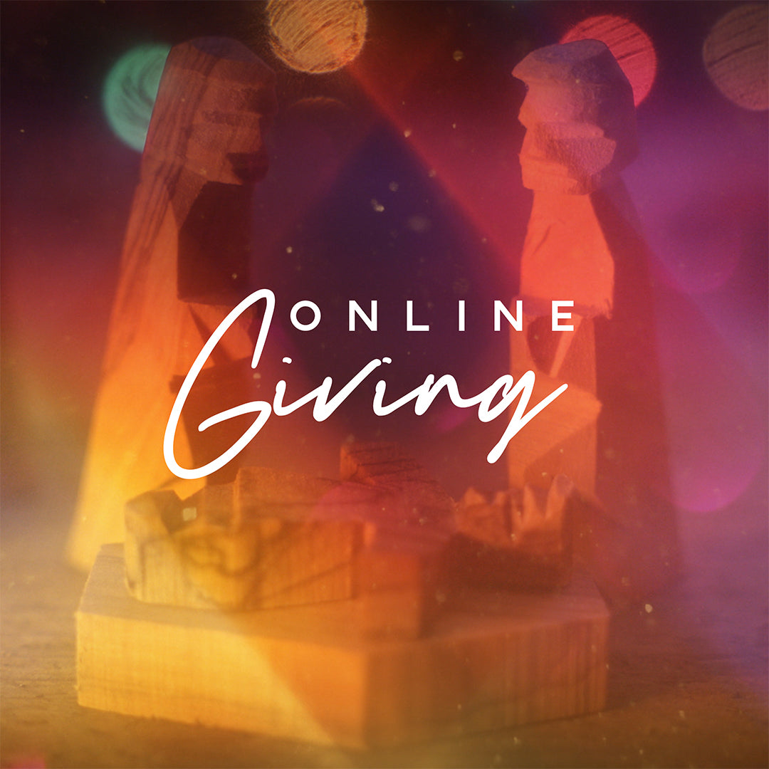 Rustic Nativity Social Graphic Online Giving