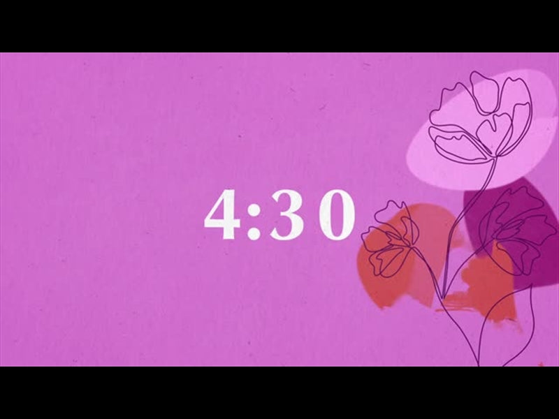 Floral Lines: Happy Mothers Day Countdown