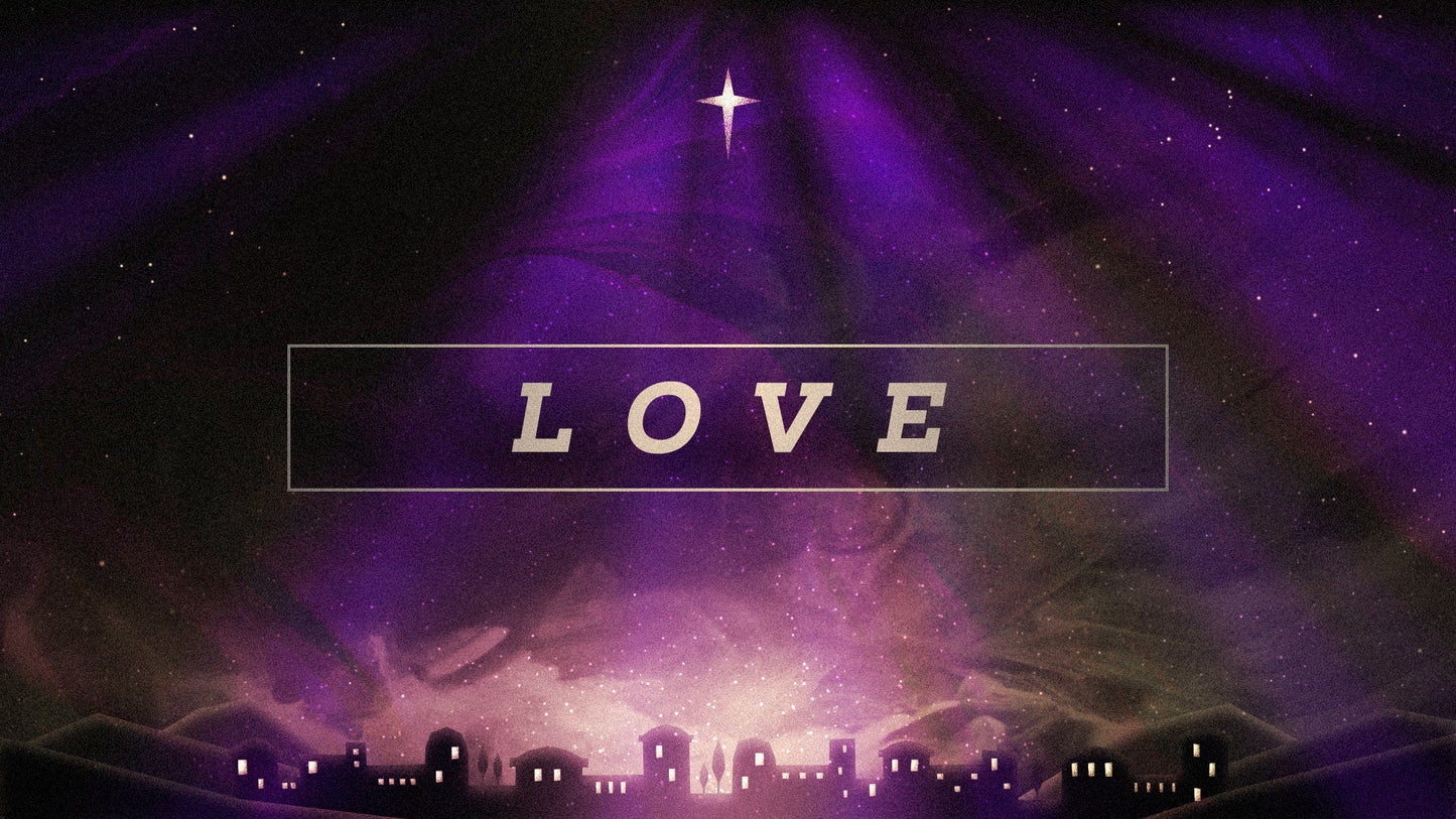 Painted Christmas Advent Love