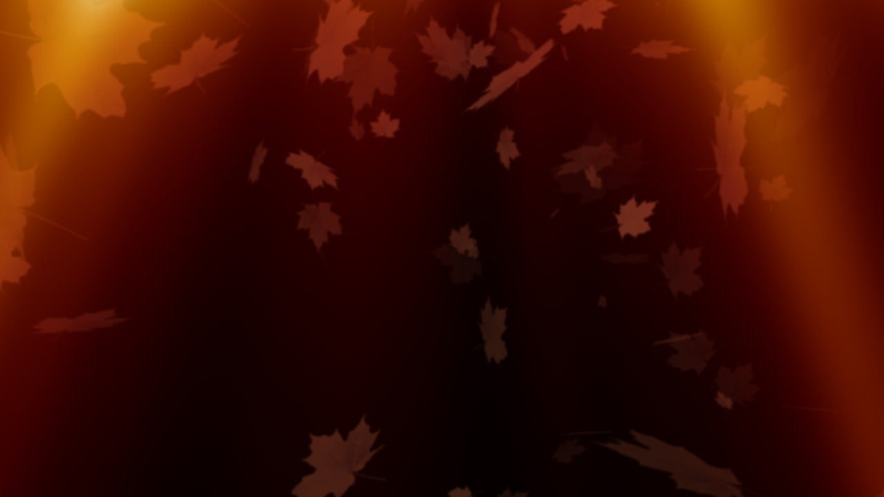 Thanksgiving Illustration - Leaves Falling