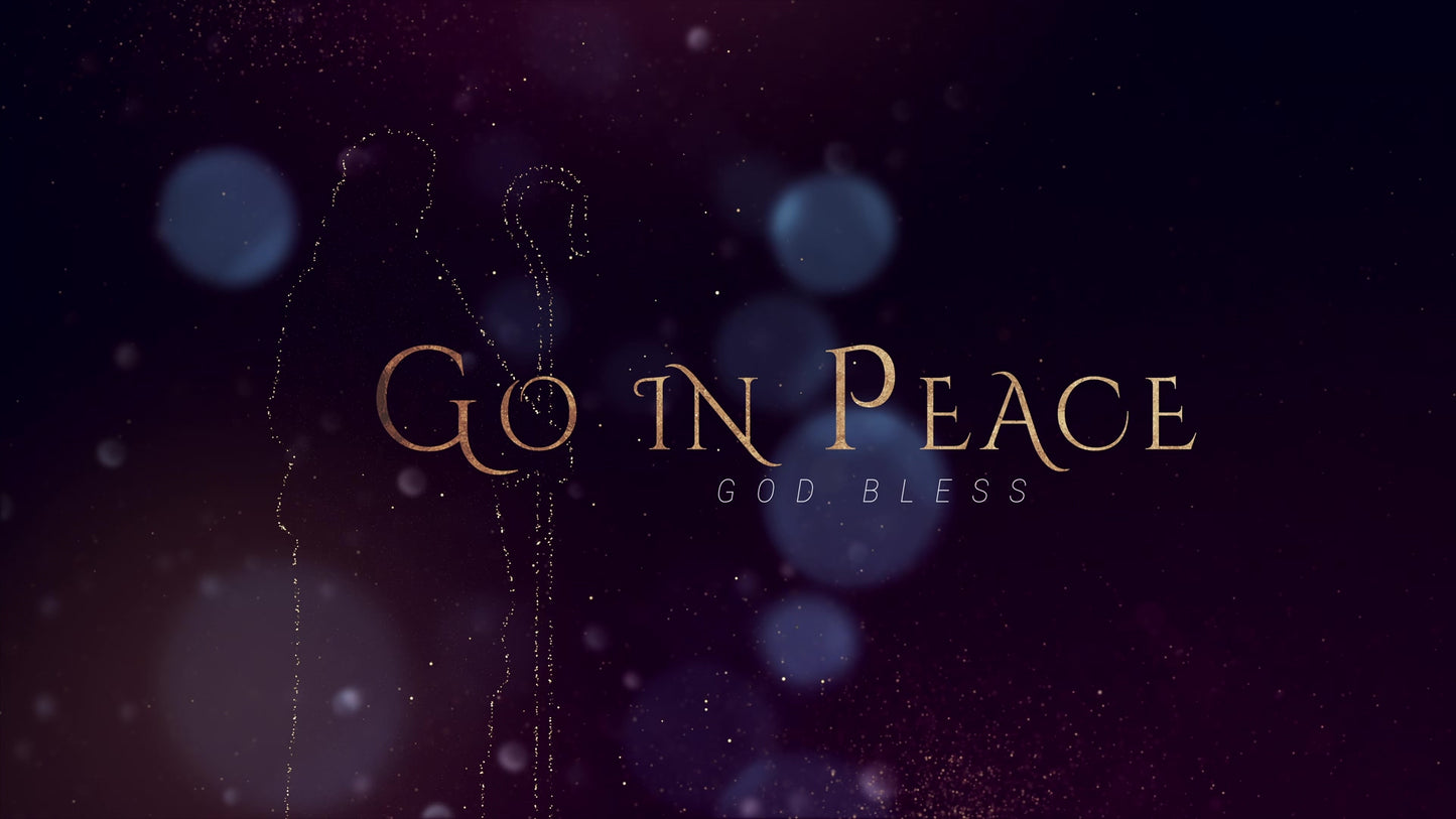 Sparkly Christmas Exit Still