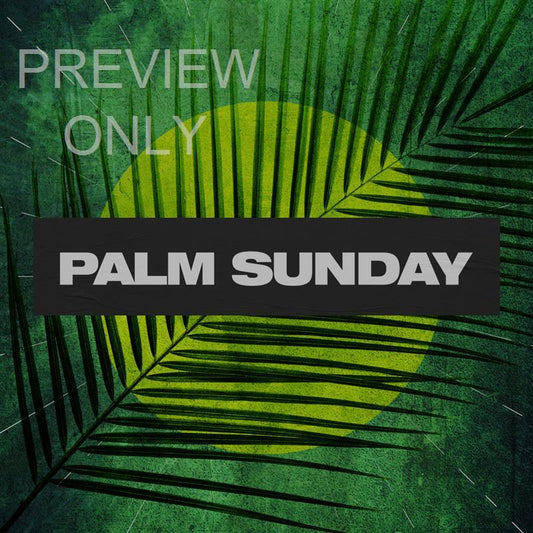 Palm Sunday Textured Graphic
