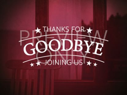 Memorial Day Closing Still