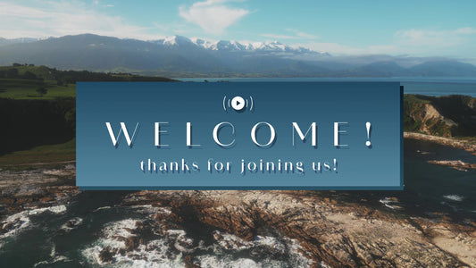 Oceanfront Welcome Stream Still