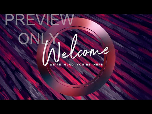 Good Friday Color Brush Welcome Still