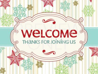 Vintage Holiday Welcome