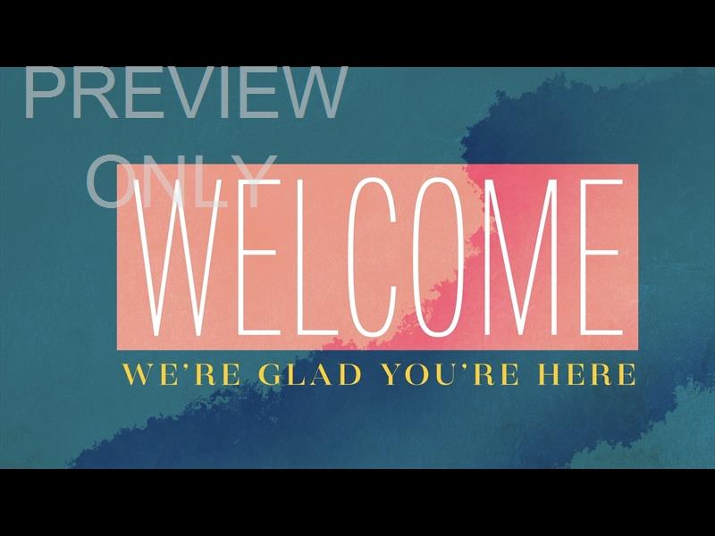 Pastel Welcome Still