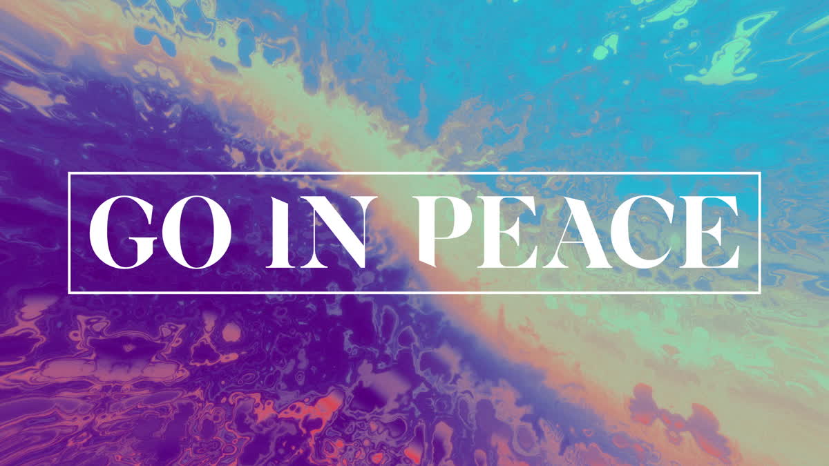 Abstract Liquid Go In Peace