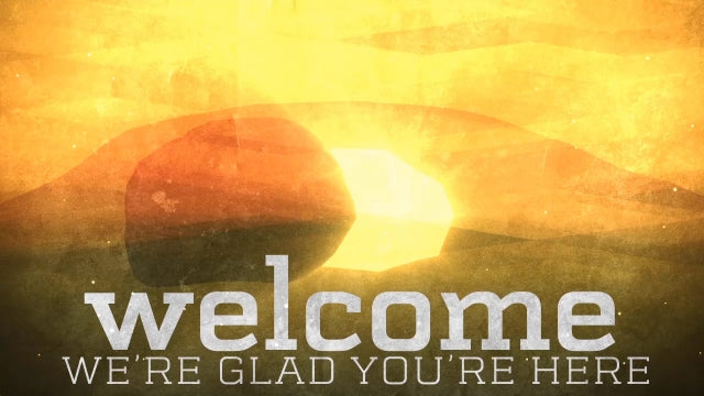 Subtle Easter Sunday Welcome