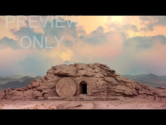 Easter Story Tomb Open Still