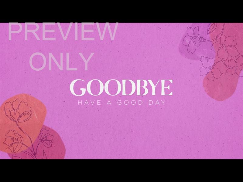 Floral Lines: Goodbye Still