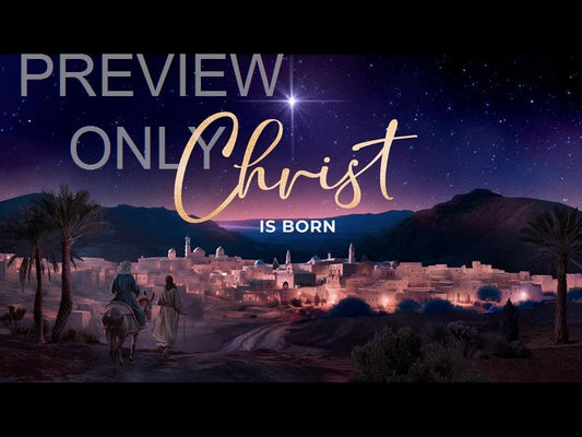 Christmas Journey Christ Is Born Still