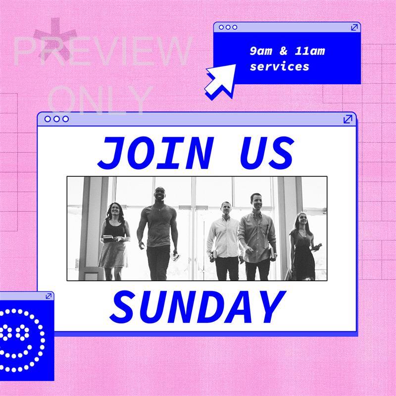 Join Us Sunday Social Square Alt