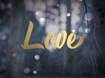 Winter Bokeh Love Advent